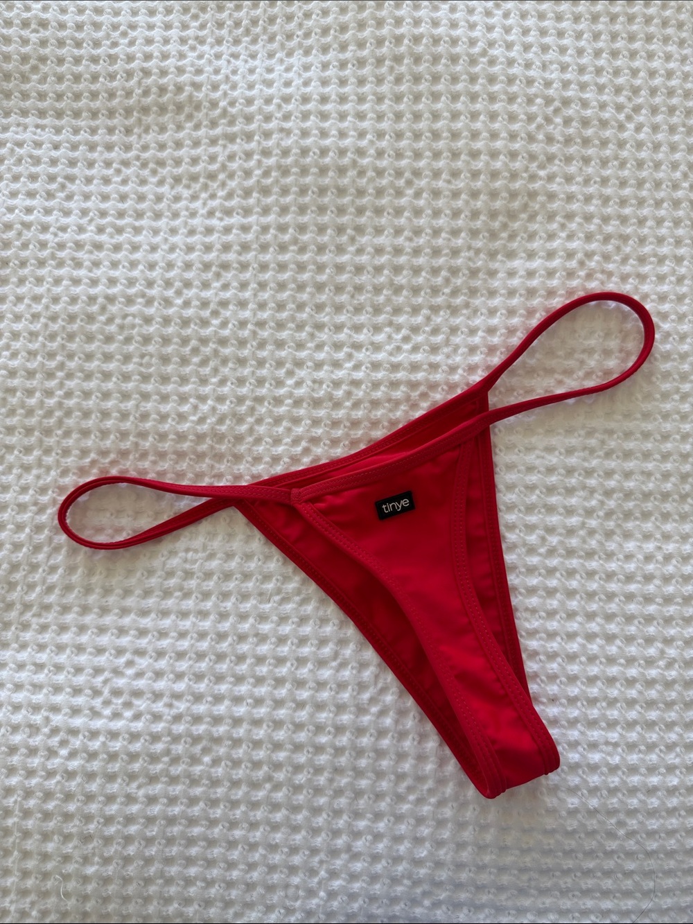 Tinye Bikini Bottom (M) Red